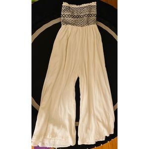 Free People Strapless Jumpsuit